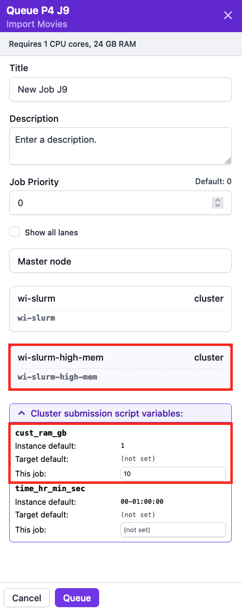 CryoSPARC Memory Requirement